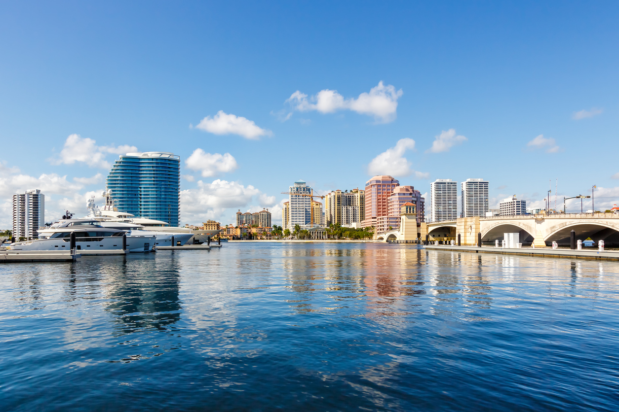 Panoramic Image of West Palm Beach, FL